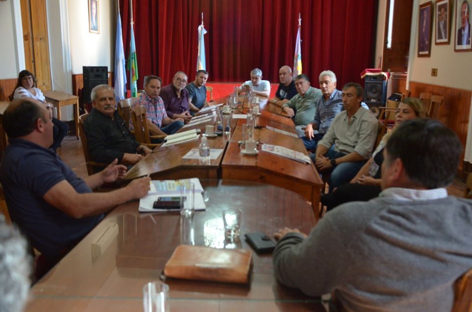 Intendente y Presidentes de Bloques