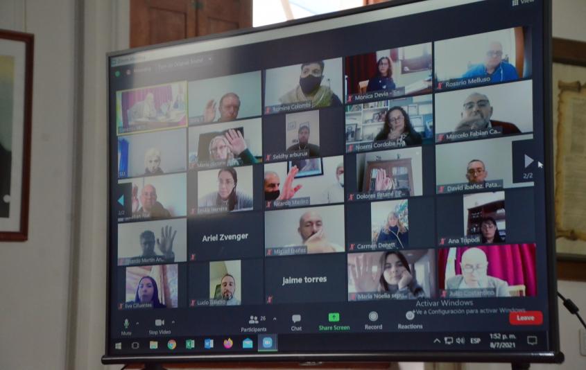 REANUDACIÓN 9° SESIÓN y SESION CON MAYORES CONTRIBUTES