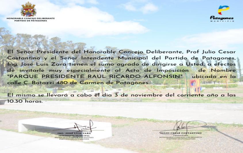 PARQUE PRESIDENTE RAÚL RICARDO ALFONSIN
