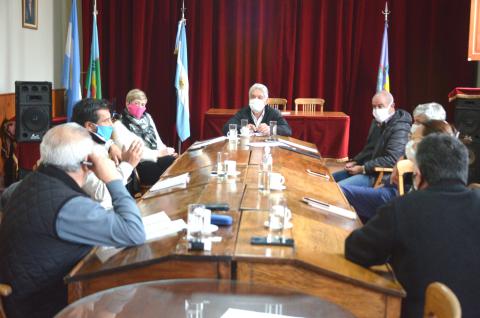 REUNIÓN CON EL INTENDENTE DEL COMITÉ DE CRISIS